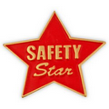 Safety Star - Red Pin